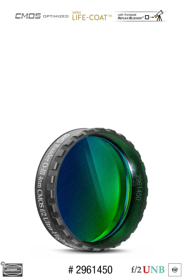 Baader Schmalband OIII 4nm 1.25" f/2 | Teleskopshop.ch